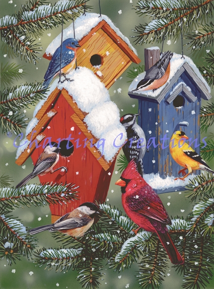 (image for) Winter Birdhouses